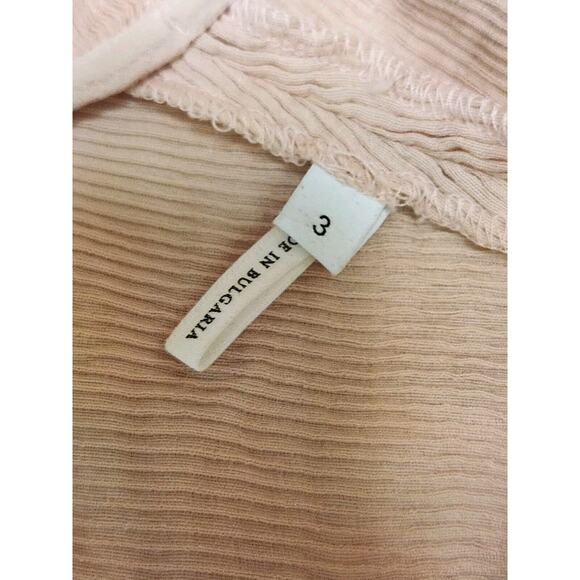 Sandro Women's Girly Ruffle-Trimmed Mini Dress Rose Pink Size 3 Pre-owned - Picture 15 of 16